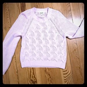 Rollas Pink Cableknit Sweater